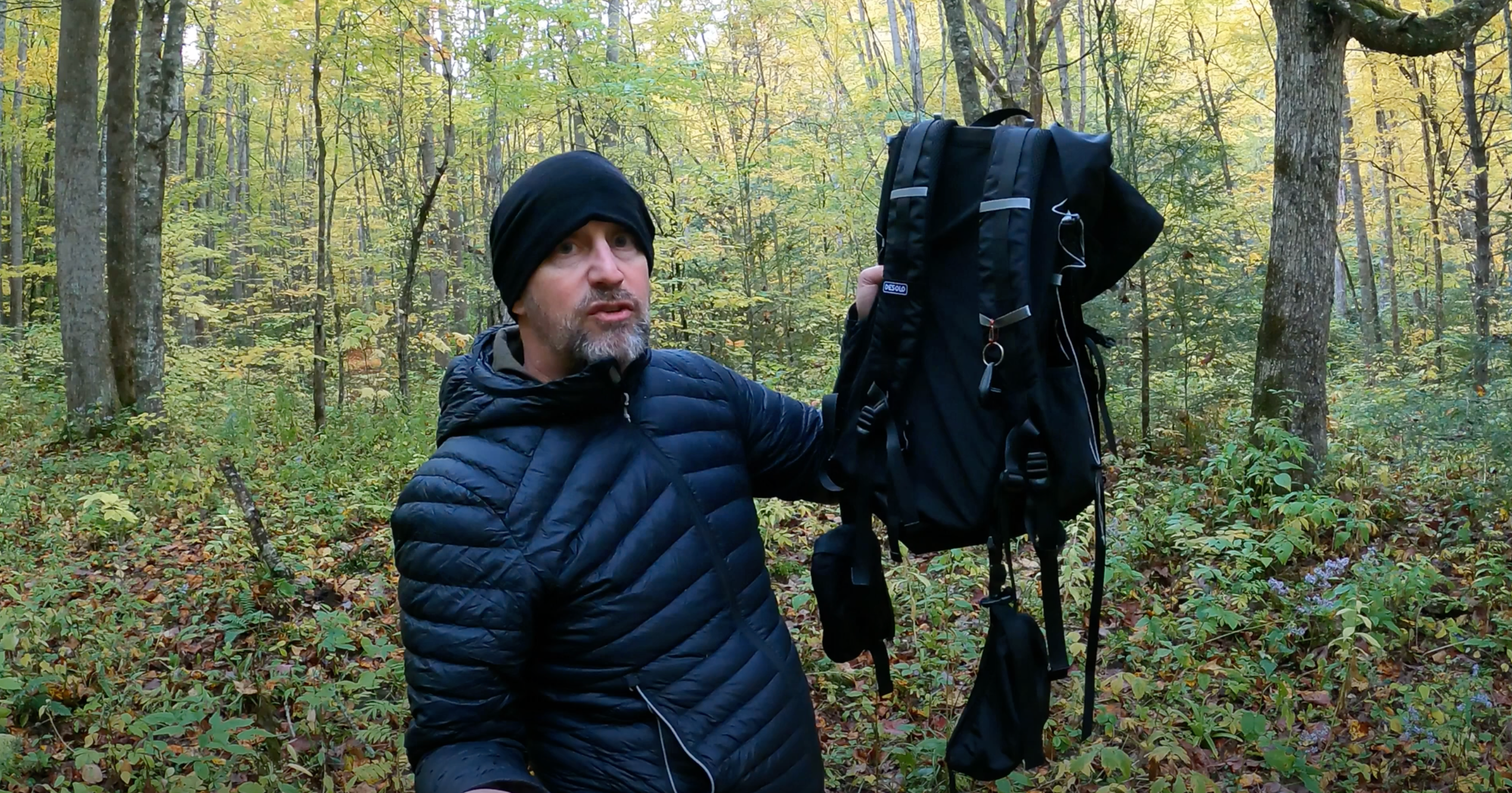 Load video: Desolo Tallac 35 Ultralight Backpack Review - As The Crow Flies