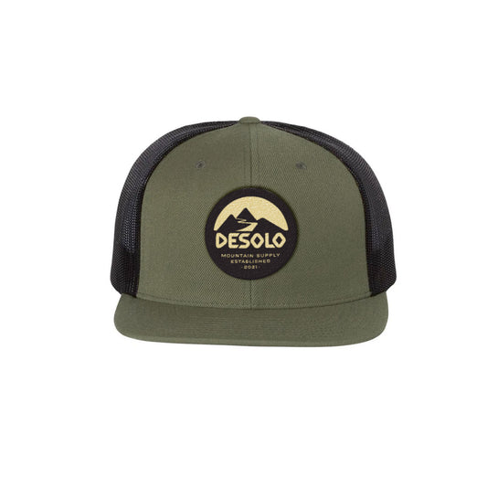 Mt. Official Hat (Trucker Style) - Drab Green / Black